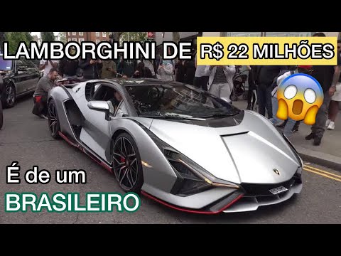 LAMBORGHINI DE R$ 22 milhões é DE UM BRASILEIRO QUE PAROU AS RUAS DE LONDRES! Quem é ele?