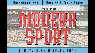Modera Sport Font Download