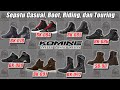 Sepatu Komine BK-078 BK-084 BK-086 BK-085 BK-088 BK-092 BK-091 SB-90 Retro Waterproof Touring Shoes