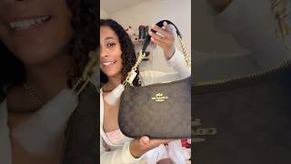 First ever coach bag she’s beautiful #like #fashiontrends #subscribe #coach #model  #unboxing
