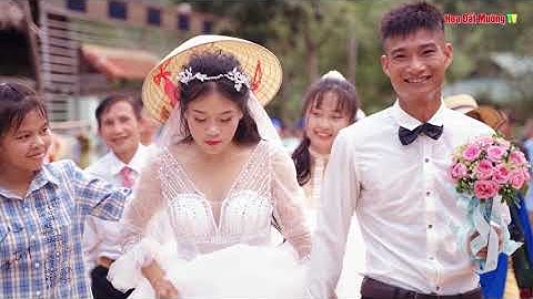 độc đáo rước dâu đi bộ đường làng quê