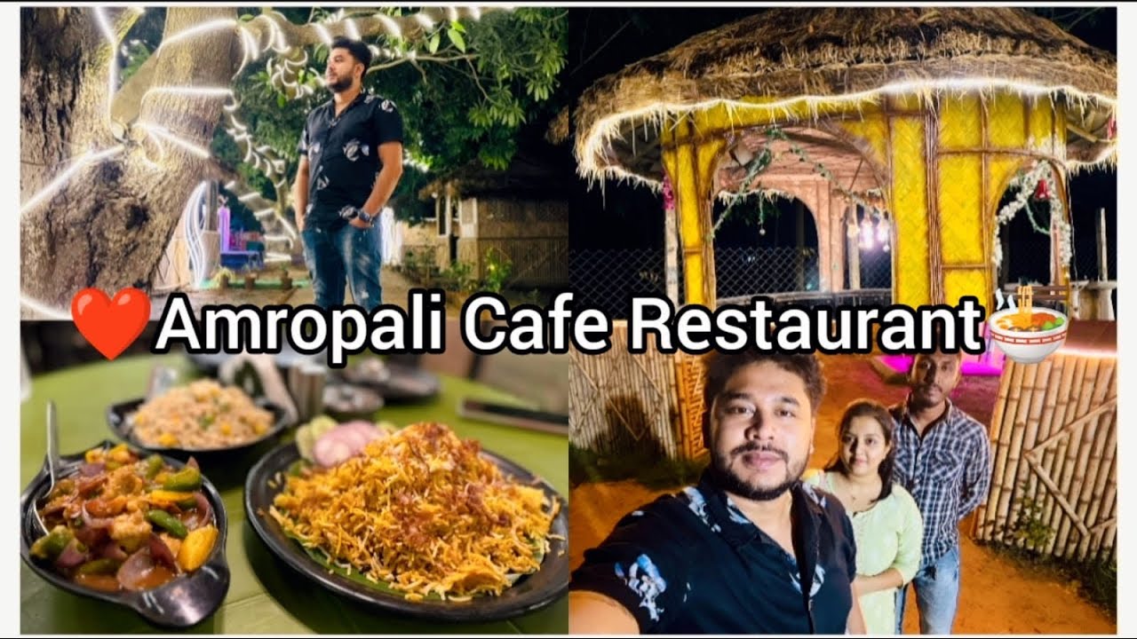 ||Amrapali cafe|| kacha rastha teh gari ki holo😨😱 superb food taste🤩
