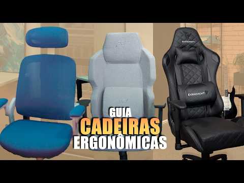 Qual é a MELHOR CADEIRA ERGONÔMICA para TRABALHAR EM CASA? // 7 melhores modelos para 2024