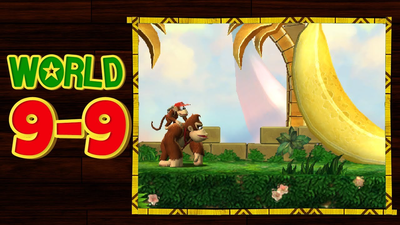 Donkey Kong Country Returns 3D - 9-9 Golden Temple All Puzzle Pieces