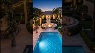 🔥Exploring backyard design ideas | pool, fire pit & landscape transformation 😳✨