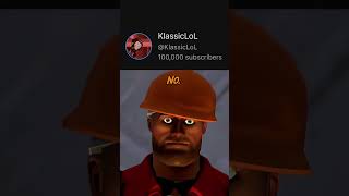 Heavy guesses how many subscribers I just reached (TF2 meme)
