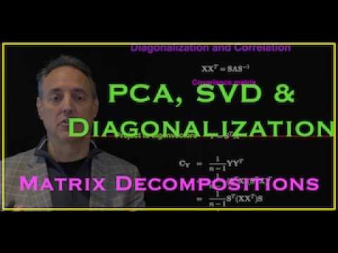 Chapter 15.4 - Principal Components Diagonalization and SVD