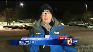 Winter storm: Mount Airy