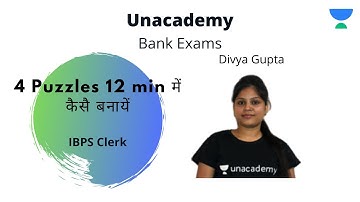 IBPS Clerk Pre | Memory Based Puzzles  l 4 Puzzles 12 min में कैसै बनायें | Divya Gupta