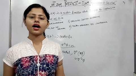 IIT JAM physics 2019 solved question Entrance for Msc physics in IITs, NITs,