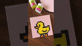 Acrylic Pixel Art- Episode2 #pixel#art #youtubeshorts#shorts#acrylic#trending#viral#duck#cute#yellow