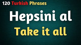 120 Turkish Phrases For Every Level - Turkish &amp; English AUDIO | Language Animated