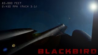 Race To 85,000 Feet. An Sr-71 Blackbird Accelerates Towards The Edges Of Earths Atmosphere.