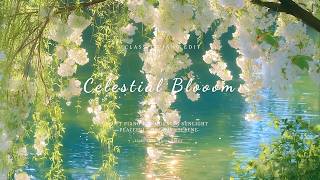 celestial bloom 🌿| dreamy piano music reflected in dreamy water celestial bloom