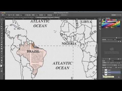 Visualising Data Create a Map Collage | Adobe Education Exchange