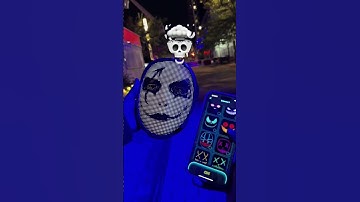 MEGOO Led Mask with Bluetooth Programmable App,Shining Led Light Up Face. Link in Description.