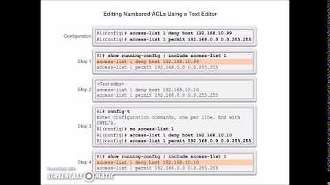 CCNA2v5 - Chapter 9 - Access Control Lists (ACLs) - 201511