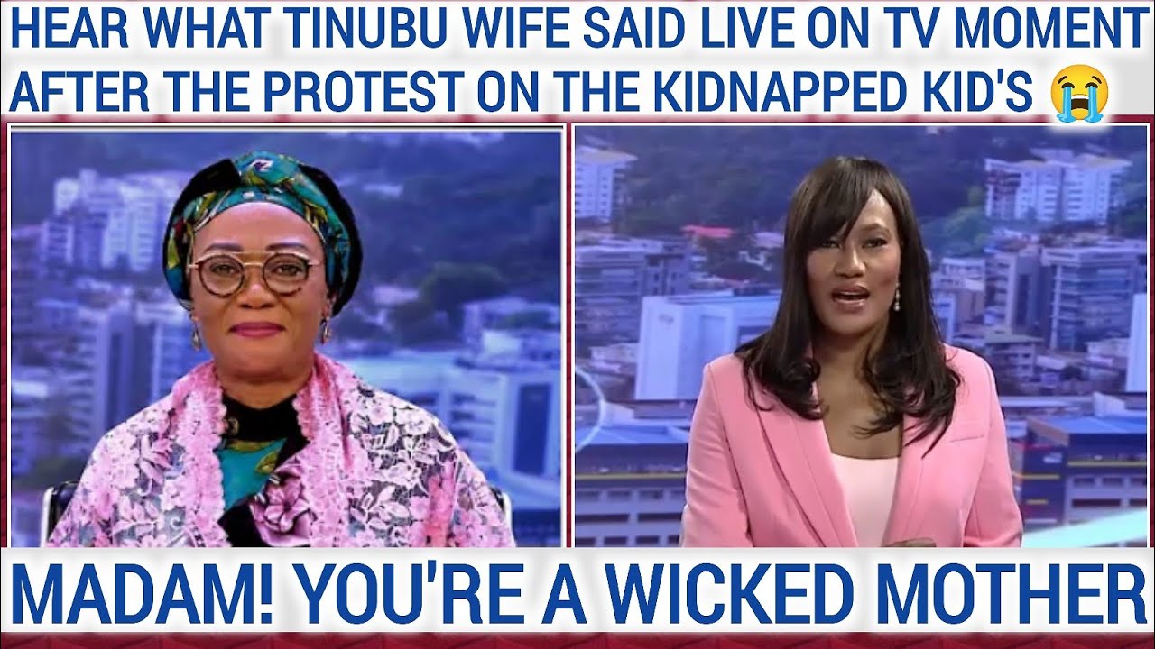 🚨MADAM! YOU'RE A WICKED MOTHER! – INTERNET SCATTER MOMENT TINUBU WIFE SAID THIS LIVE ON TV OYO PROTE