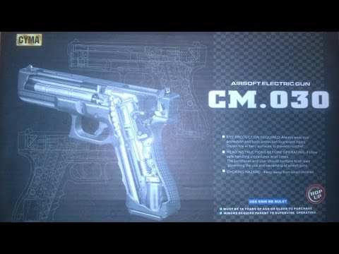 Обзор страйкбольного пистолета CYMA Glock 18C AEP