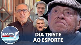 “Aprendi muito com ele”! Galvão, Cléber Machado e Mauro Beting prestam homenagem a Silvio Luiz