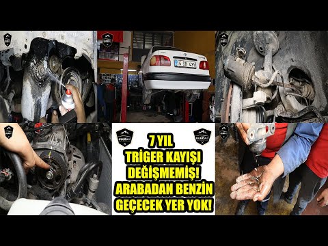 ARABA BENZİNDE ÇOK YAKIYORMUŞ BAKIN SORUN NEDEN ÇIKTI! (Toyota Corolla Triger Değişimi - Yağ Bakımı)