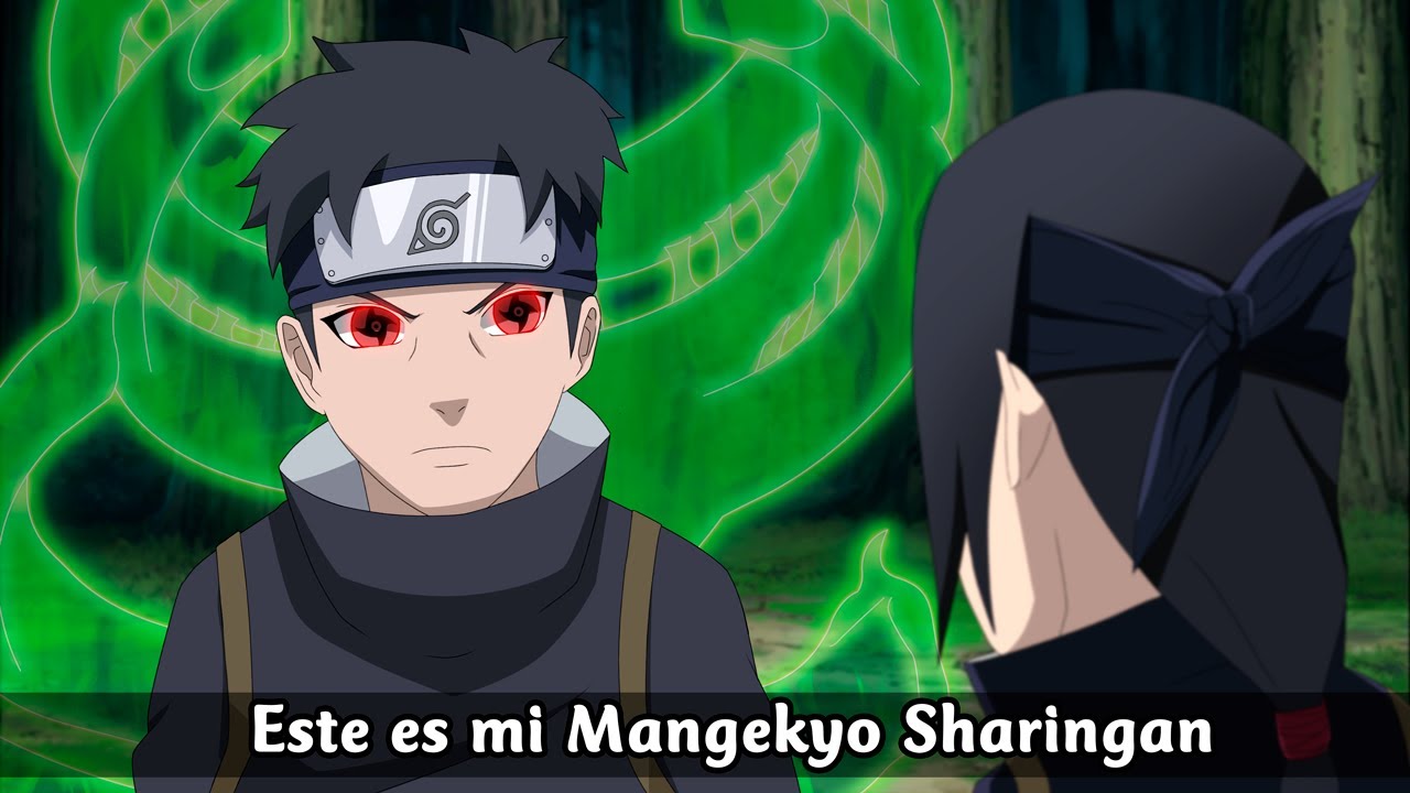 Shisui Uchiha Sharingan Colar de Vidro Anime Naruto (Mangekyou Sharingan)