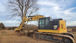 Back in the seat!  CAT 335F in action!