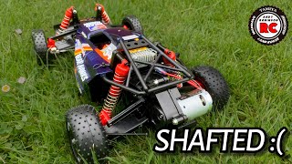 E190: Let’s Drive It! Driveshaft Says No! Tamiya Bear Hawk First Run Doesn’t End Well. Oops!