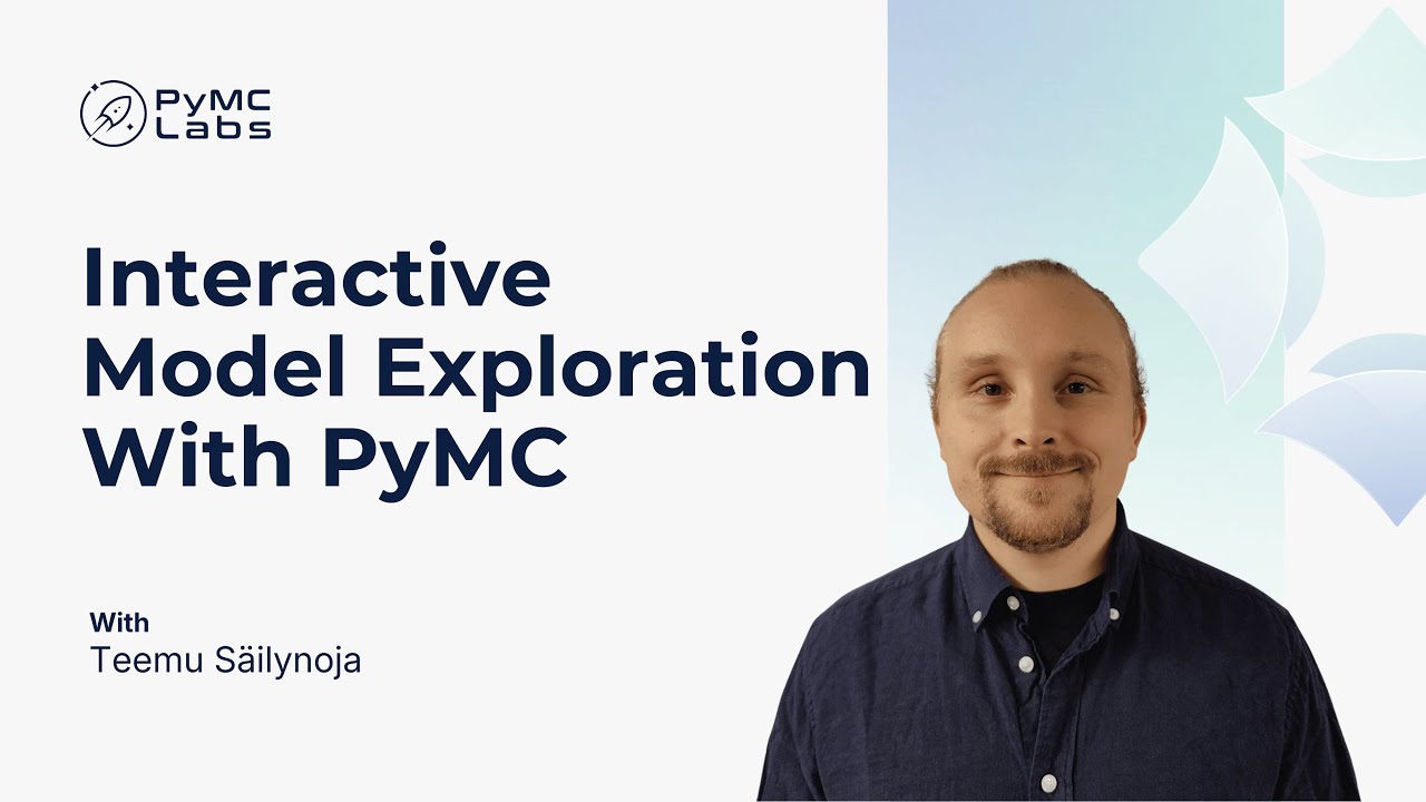 Интерактивное исследование моделей с помощью pyMC