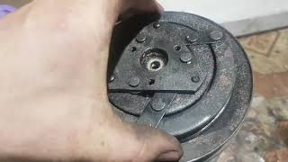 Ниссан дизель -ремонт компрессора 1 часть"демонтаж "