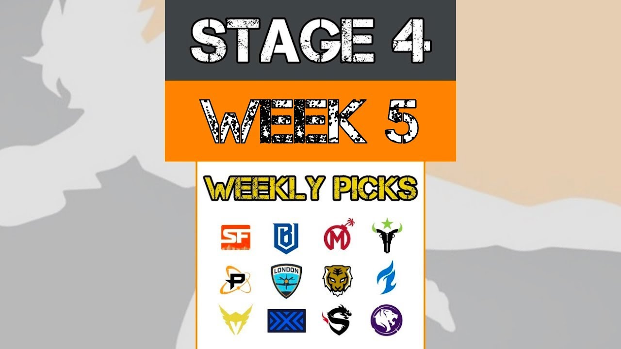 OWL Weekly Picks | Season 1 Stage 4 Week 5 gaming logo