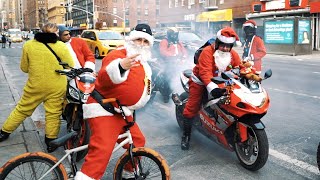 SANTA CLAUS TAKES OVER NYC ON A BMX BIKE! (PT. 4)