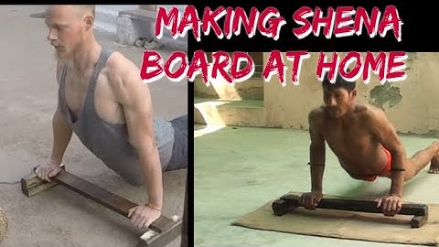 HOW TO MAKE SHENA BOARD AT HOME | SHENA PUSHUP BOARD|HOMEMADE EQUIPMENTS  EP. 2|
