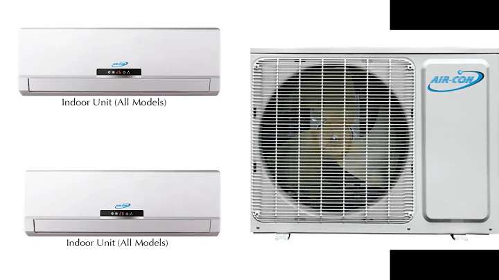 Dual Zone 22 SEER Mini Split Heat Pump.