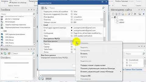 CMS управление сайтом. Админестратирование на WYSIWYG Web Builder 14