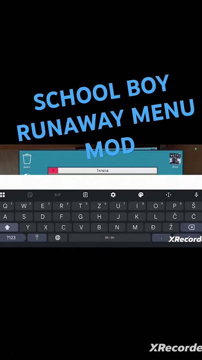 School boy runaway Menu mode #schoolboyrunawaygameplay #gaming