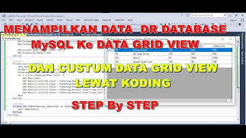 3. Menampilkan Data dr Database MySQL ke Data Grid View di VB.NET