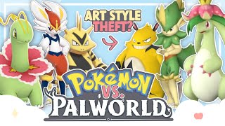 Did Palworld STEAL Pokemons Art Style? || SPEEDPAINT + COMMENTARY