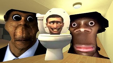 Obunga, Hi My Name Is Aughh And Skibidi Toilet - Nextbot Chase in Garry’s Mod (Horror)