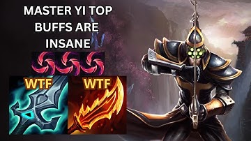RIOT JUST MADE MASTER YI THE BEST TOPLANER