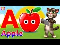 Phonics Song 2 with TWO Words in 3D - A For Apple🍎🍏- ABC Alphabet Songs with Sounds for Children's
