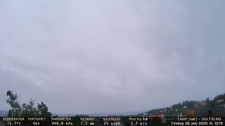 Timelapse Cam 1 - 28. juli 2020