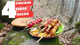 Cooking chicken in nature, 4 recipes for skewers chicken marinade