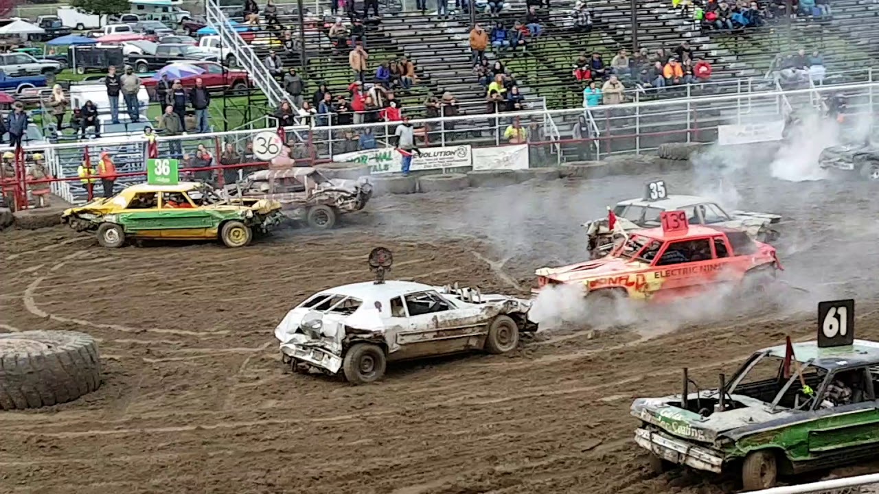 Armstrong demolition derby car final 2019 YouTube