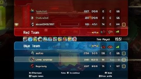 Top Players Rage Quitter Glitch Leaderboard Rankings - Awesomenauts Assemble! 02.03.21