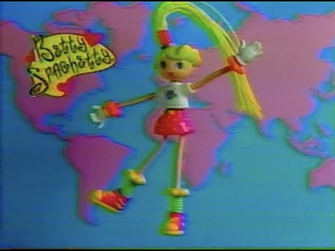 Betty Spaghetty Toy Doll Commercial from 2001