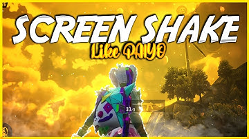 SCREEN SHAKE LIKE PAIYO// PUBG MONTAGE//Ft.GALAXY F41/ SAMSUNG A3,A5,A6,A7,J2,J5,J7,S5,S6,S7,A10,A50