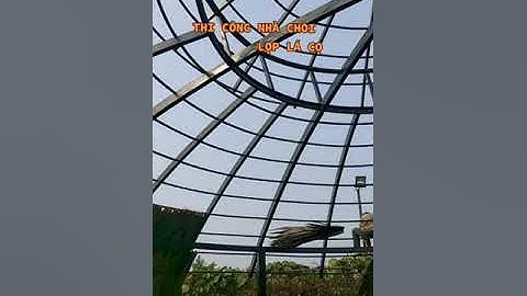 nhà chòi lợp lá cọ