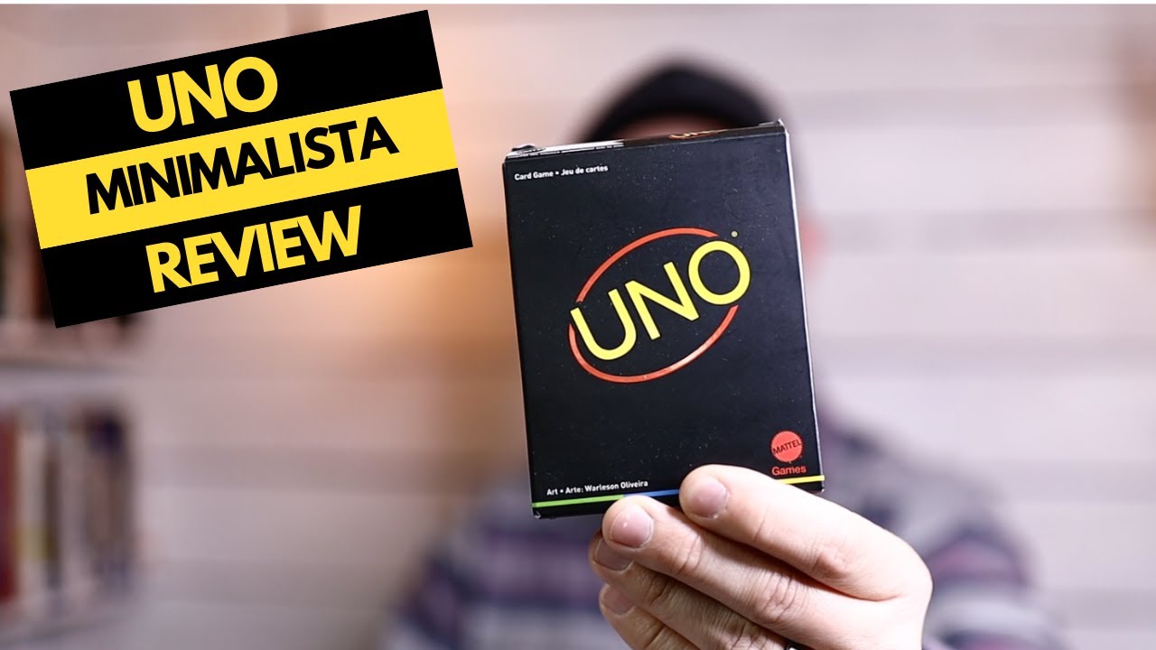  Mattel Games UNO Minimalista Card Game Featuring