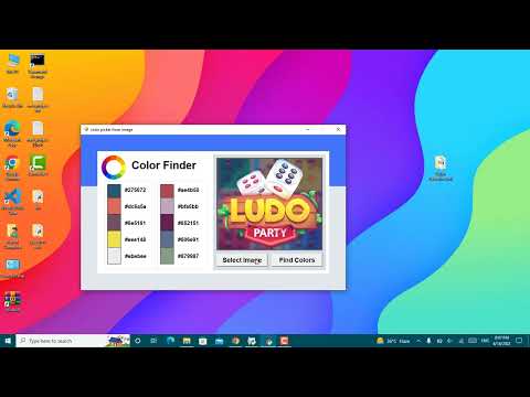 Image Color Detection Software with Python | GUI Tkinter Color Finder [intro]
